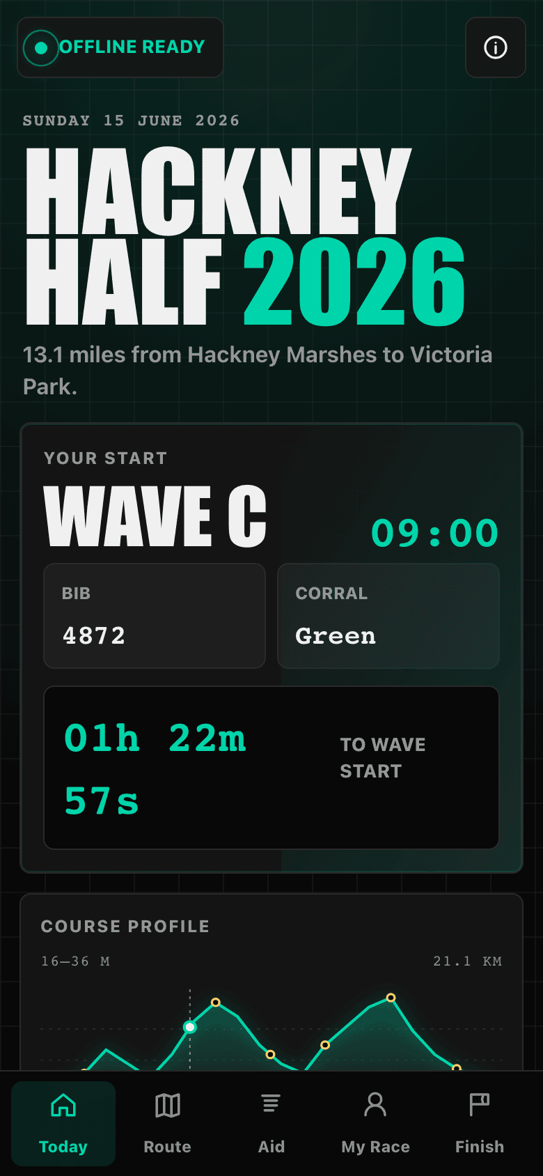 Hackney Half race guide screenshot